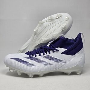 adidas adizero Impact Football Cleats Team Purple White IF2480 Men’s Size 15 New